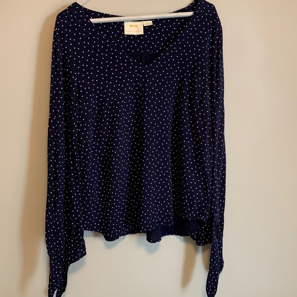 Maeve by Anthropologie polka dot blouse - Picture 1 of 4